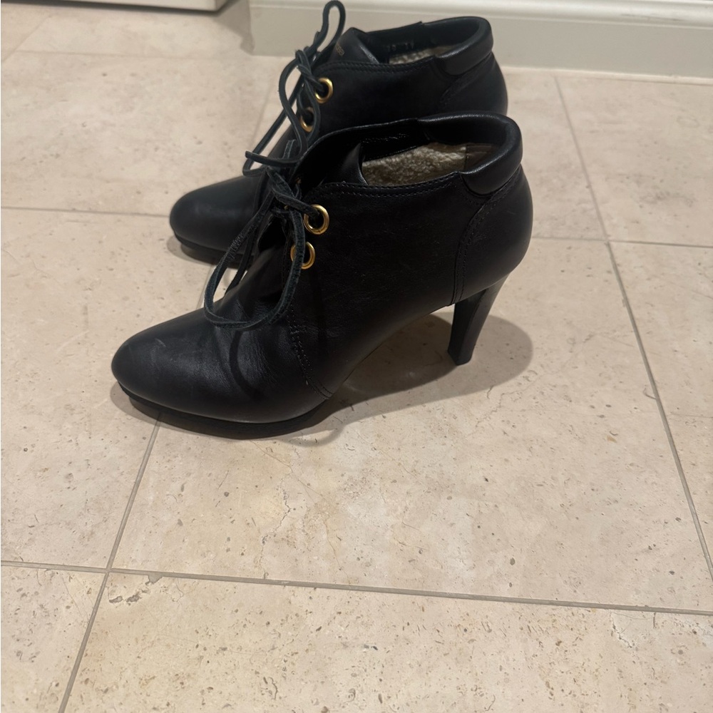 Sergio Rossi Elegant Black Women's Heeled Ankle Boots